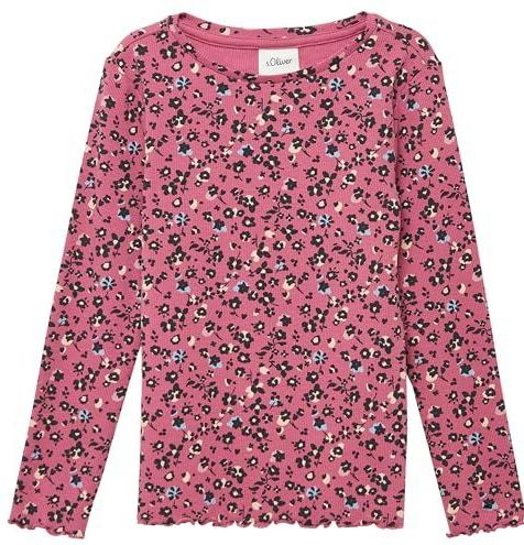 s.Oliver - CASUAL - Slim Fit Shirt - Katoenmix - Lange Mouwen - All-over Motief