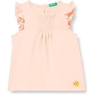 United Colors of Benetton Tanktop voor meisjes en meisjes, perzik roze 02N, 3 maanden