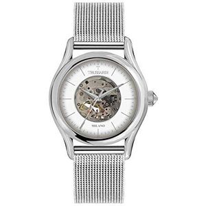 TRUSSARDI R2423127001 Analoog automatisch horloge voor heren met armband van roestvrij staal, Eén maat, riem