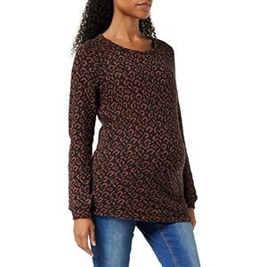 Supermom Dames Sweater Ls Leopard Pullover, Tortoise Shell - P650, S