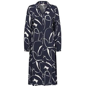 bugatti dames blousejurk, Blauw-390, 34