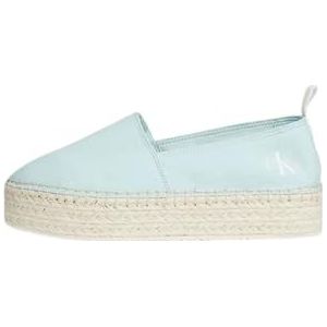 Calvin Klein Dames Platform Espadrille Ml BTW Yw0yw01378, Groen Blauw Glas, 38 EU