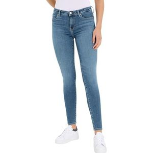 Tommy Hilfiger Dames Th Flex Como Skinny Rw Mel Denim Broek, Mel, 25W / 30L