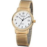 Regent herenhorloge roestvrij staal trekband F707