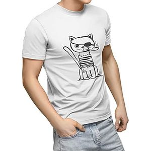 Bonamaison Uniseks Volwassene TRTSNW100093-S T-shirt, Wit, S