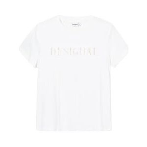 Desigual TS_Brandy, 1000 Blanco, XL, wit, XL