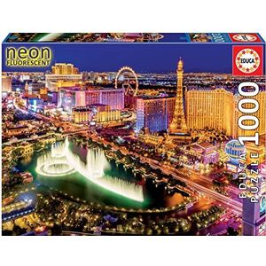 Educa - Las Vegas 1000 Teile Nachtleuchtpuzzle