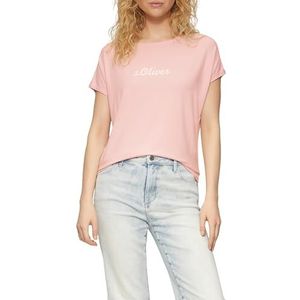 s.Oliver RED LABEL - T-shirt - Effen - Jersey - Loose Fit - Korte Mouwen