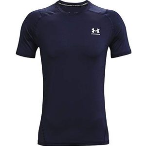 Under Armour UA HG Armour Fitted SS, lichtgewicht functioneel shirt, ademende en sneldrogende compressietop voor heren