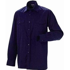 JAK 12021 Antiflame Overhemd | Navy | 39/40 (M)