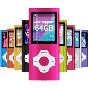 Mymahdi - MP4/MP3 Speler - Roze - 1,8 Inch LCD-Scherm