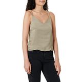 Jack & Jones Jxmalia Satin Top Noos Tanktop voor dames, Brindle, S