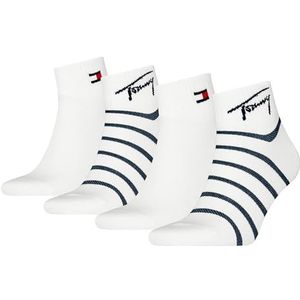 Tommy Hilfiger TH UNI TJ QUARTER 4P BRETON ECOM, Donkerblauw, 35-38