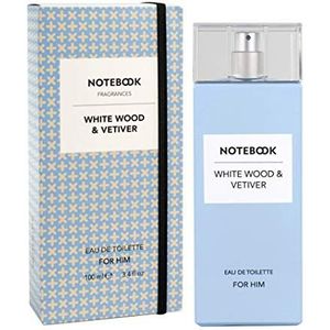 Notebook Eau de Toilette White Wood & Vetiver Frisse en aromatische mannengeur - 100 ml