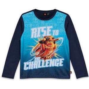 LEGO® Ninjago Blouse - LWTano 704 - Dark Navy m. Print - LEGO® Wear - 4 jaar (104) - Shirts