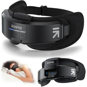 RENPHO Eyeris Shift - Oogmasker - 2-in-1 Massageapparaat - Met Warmte en Bluetooth-muziek