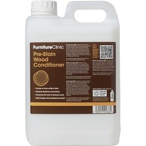 Furniture Clinic 2,5 l voorbeits houtconditioner - op waterbasis - binnen en buiten - geurarm en niet-toxisch - gebruik voor het kleuren van hout