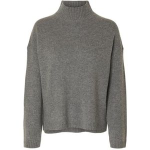 Selected - Cille - Gebreide Trui - Hoge Hals - Losse Pasvorm - 70% Wol - 30% Kasjmier