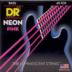 DR Neon Pink Medium · Electrische Bas Snaren