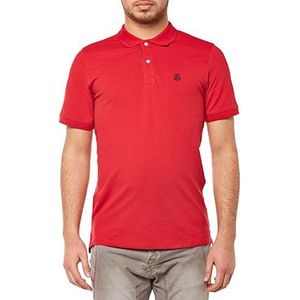 SELECTED FEMME Slharo SS Embroidery Poloshirt W Noos heren, Rood (rue rood)., M