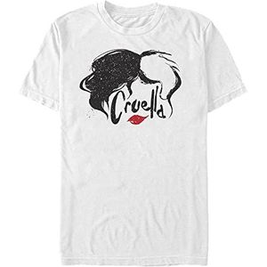 Disney Classics DNCA - Simply Cruella Unisex Crew neck T-Shirt White M