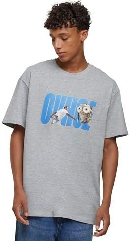 Mister Tee Ovhoe oversized thee, grijs, XS Grote maten Tall