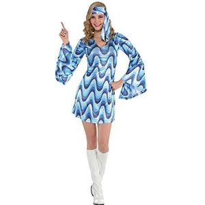 amscan 847826-55 Volwassenen Nieuwe Disco Lady Fancy Dress 60s 70s Kostuum (UK Dress 8-10)