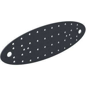 Alberts 845704 geperforeerde plaat, grijs