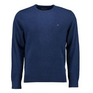 Tommy Hilfiger Heren Regular Fit Pullover Lambswool C-Nk Cf, blauw (Medieval Blue Heather 472), XXL
