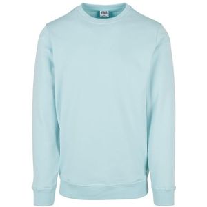 Urban Classics Heren Sweatshirt Basic Terry Crew Pullover, Seablue, M, seablue, M