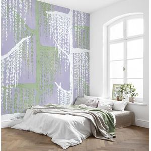 Komar Vlies fotobehang - Crazy Willow - Afmetingen 350 x 250 cm - behang, wanddecoratie, woonkamer, slaapkamer, kantoor