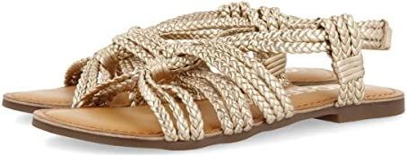 Gioseppo - Molay - Sandalen - Goud - Gewatteerde Latex Lederen Binnenzool