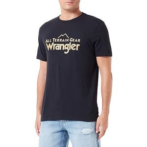 All Terrain Gear by Wrangler T-shirt voor heren met logo, jet black, M