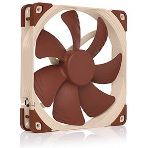 Noctua NF-A14 5V, Hoogwaardige Stille Ventilator met USB Adapterkabel, 3-Pins, 5V-uitvoering (140mm, Bruin)