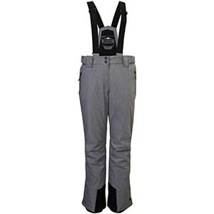 KILLTEC Women's Skibroek/functionele broek met afneembare bandjes, randbescherming en sneeuwvanger KSW 292 WMN SKI PNTS, grijs gemêleerd, 36, 38089-000