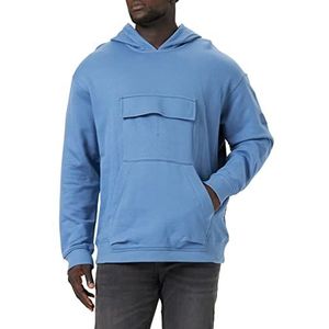 G-STAR RAW Heren Double Pkt Loose HDD Sw Hooded Sweatshirt, Blue (Azul C988-2182), XL
