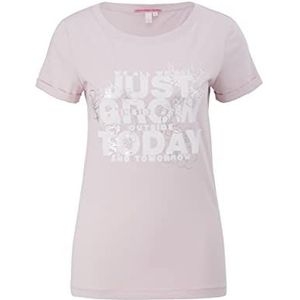 Q/S by s.Oliver Dames T-shirts, korte mouwen, roze, XL, roze, XL