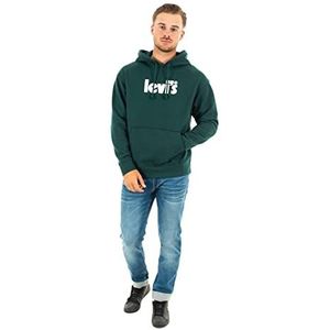 Levi's Heren Relaxed Graphic Sweatshirt Hoodie Hoodie, poster ponderosa pine, XS