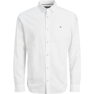 JPRBLUSUMMER Shield Shirt L/S, White/Fit: slim fit, S