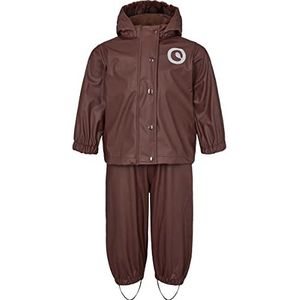 Müsli by Green Cotton Babyjongens Rainwear Set, Coffee, 92
