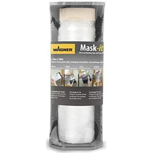 WAGNER Mask It tape en maskeerfolie voor ramen en deuren - 2,7m x 16m