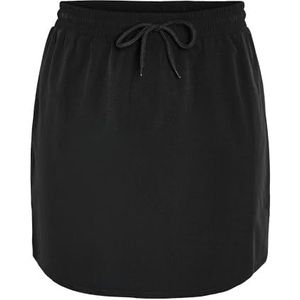 Noisy May NMKirby HW Short SKIRT WVN Korte rok zwart XS 90% pestoline, 10% elastaan Street wear