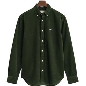 REG Corduroy shirt, groen, 3XL