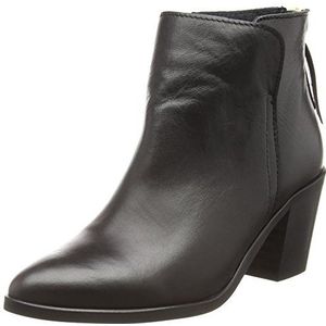 PIECES Dames Psdolly Leather Boot Zwarte korte schacht laarzen, zwart zwart, 40 EU