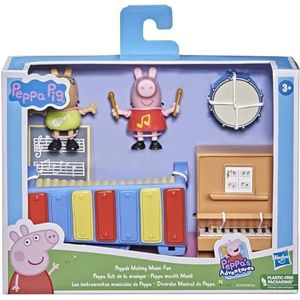 Hasbro Peppa Pig Peppa Pig Piano speelset voor kleuters met 2 figuren en 5 accessoires voor kinderen vanaf 3 jaar