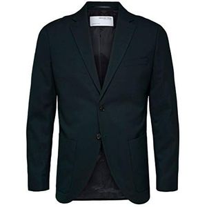 SELECTED HOMME BLACK Heren Slhslim Jackbill Donkergroen BLZ B Noos Blazer, Donkergroen, 54