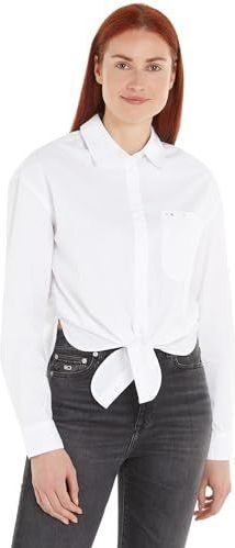 Tommy Hilfiger - Blouse - Beige - 100% Katoen - Lange Mouwen