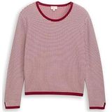 Tom Tailor - Gebreide Pullover - Katoen - Regular Fit - Lange Mouwen