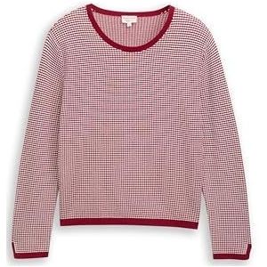 Tom Tailor - Gebreide Pullover - Katoen - Regular Fit - Lange Mouwen