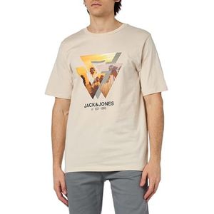 JJCELLOX Tee SS Crew Neck, maanbeam, XS